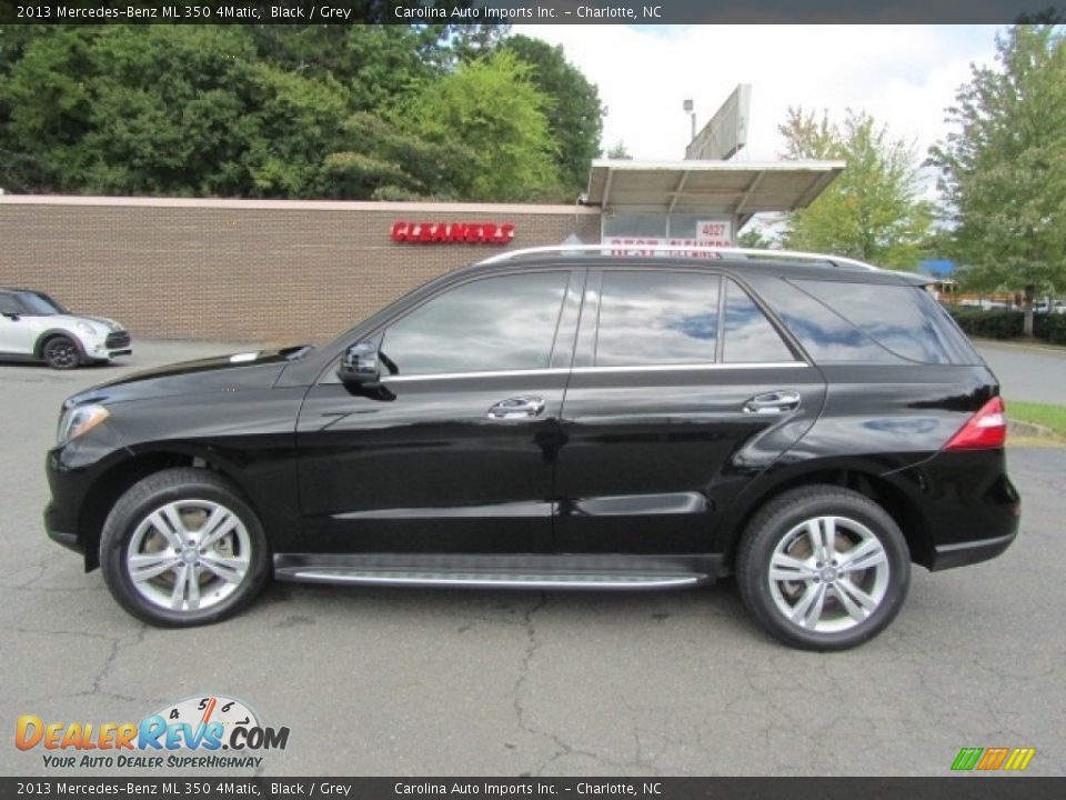 2013 Mercedes-Benz ML 350 4Matic Black / Grey Photo #7