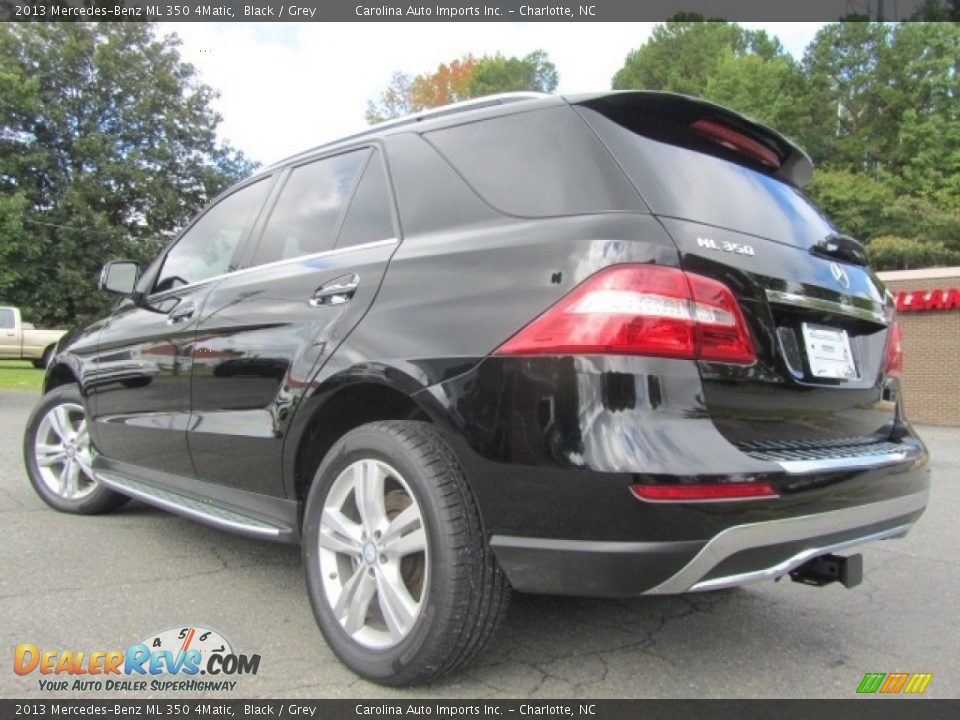 2013 Mercedes-Benz ML 350 4Matic Black / Grey Photo #8