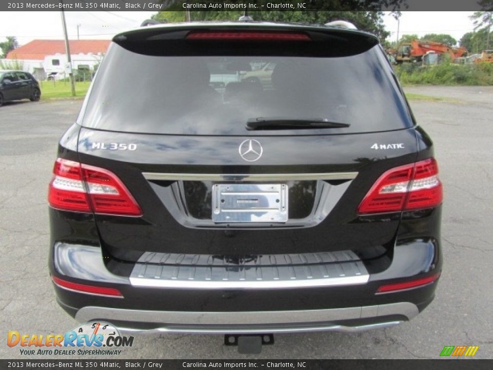 2013 Mercedes-Benz ML 350 4Matic Black / Grey Photo #9