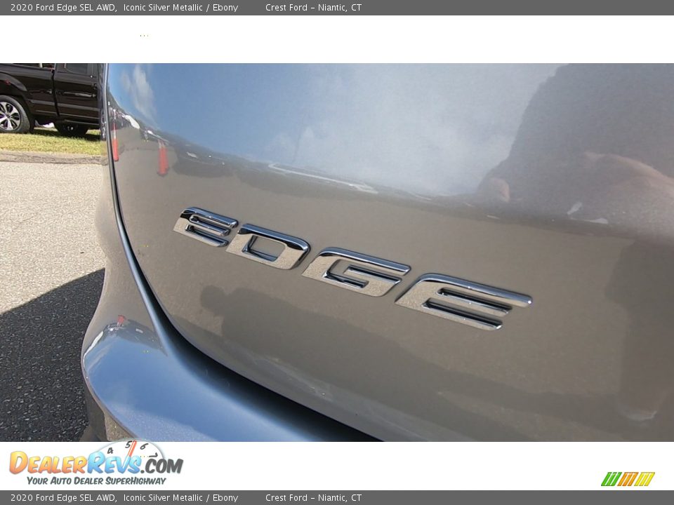 2020 Ford Edge SEL AWD Iconic Silver Metallic / Ebony Photo #10