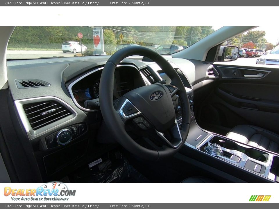 2020 Ford Edge SEL AWD Iconic Silver Metallic / Ebony Photo #11