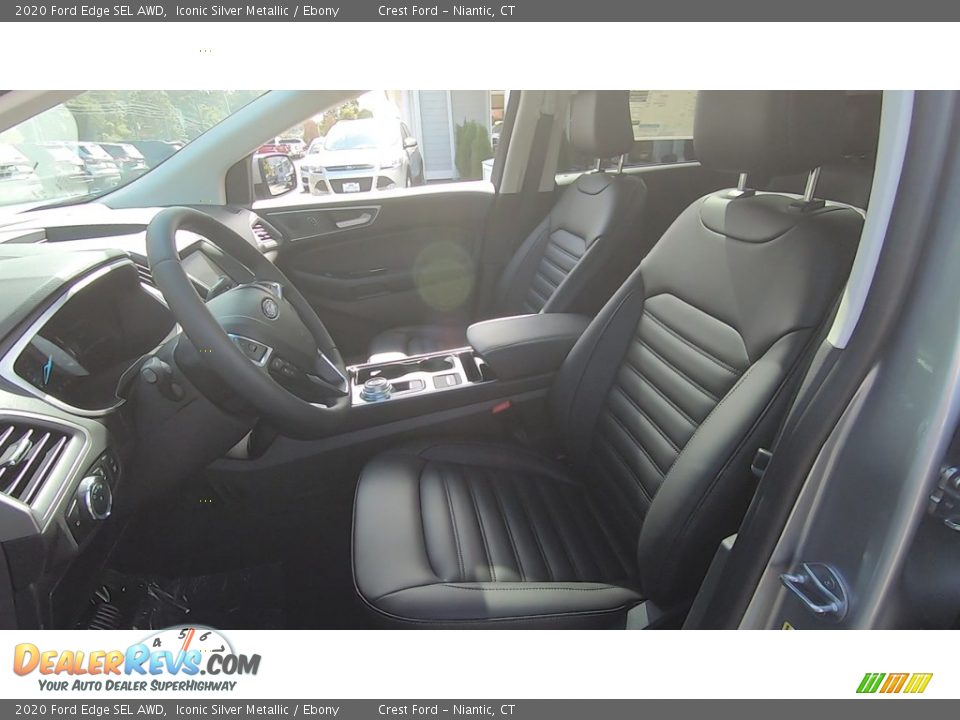 2020 Ford Edge SEL AWD Iconic Silver Metallic / Ebony Photo #12