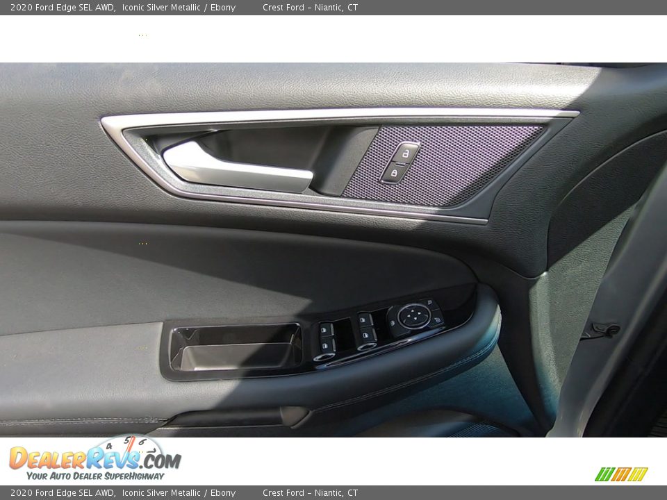 2020 Ford Edge SEL AWD Iconic Silver Metallic / Ebony Photo #13