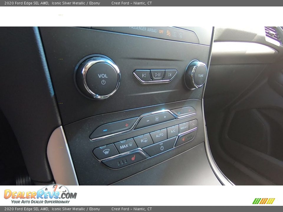 2020 Ford Edge SEL AWD Iconic Silver Metallic / Ebony Photo #16