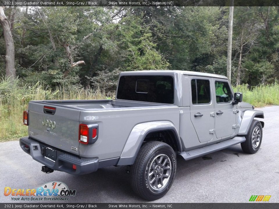 2021 Jeep Gladiator Overland 4x4 Sting-Gray / Black Photo #7