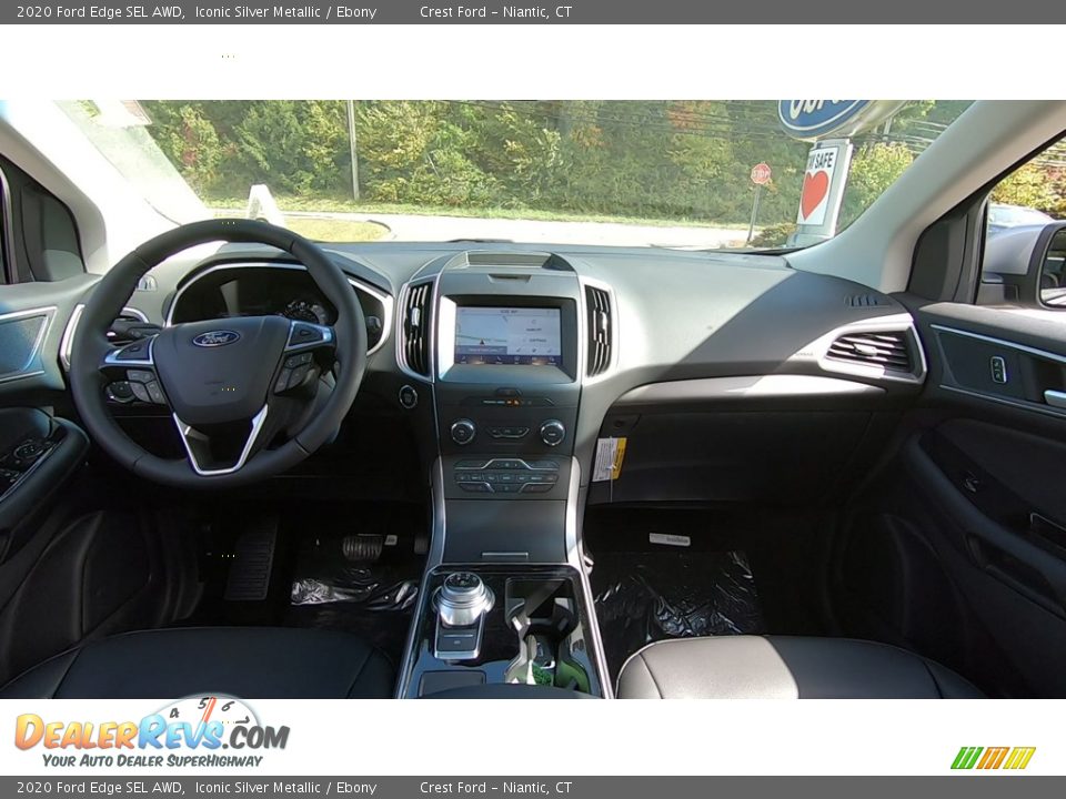 2020 Ford Edge SEL AWD Iconic Silver Metallic / Ebony Photo #19