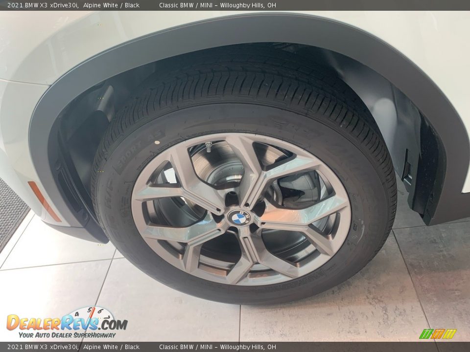 2021 BMW X3 xDrive30i Alpine White / Black Photo #5