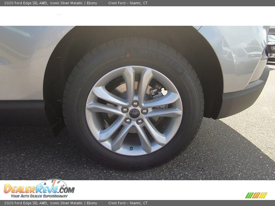 2020 Ford Edge SEL AWD Iconic Silver Metallic / Ebony Photo #20