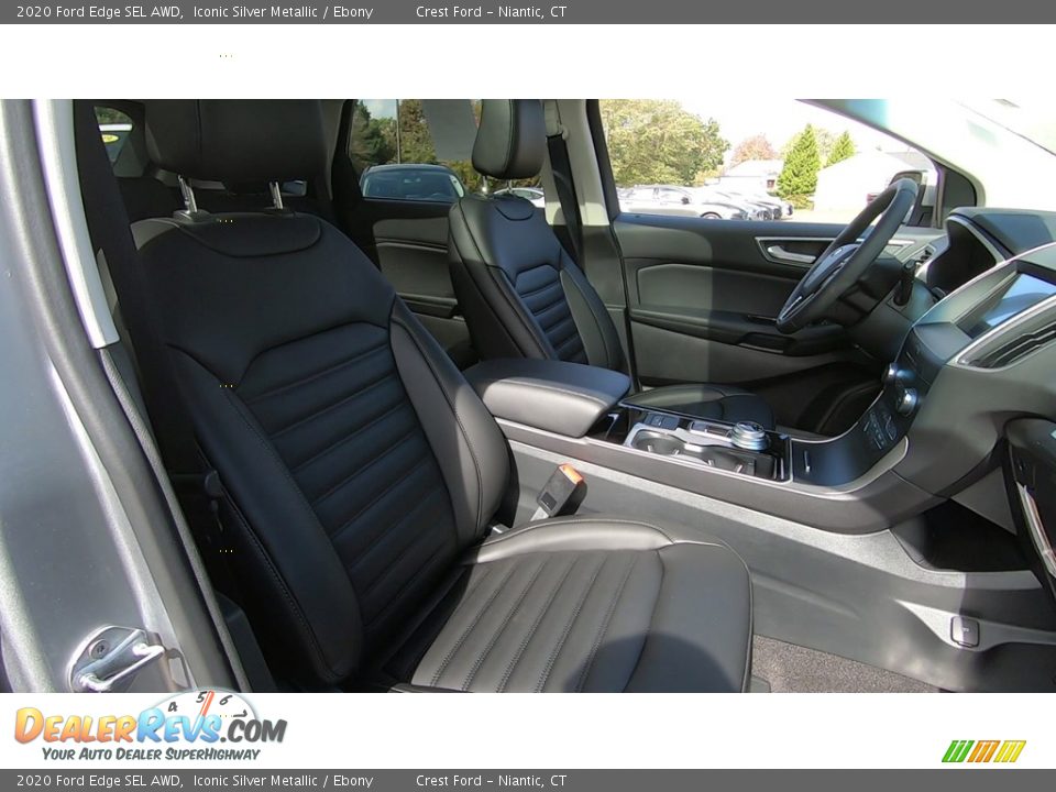 2020 Ford Edge SEL AWD Iconic Silver Metallic / Ebony Photo #24