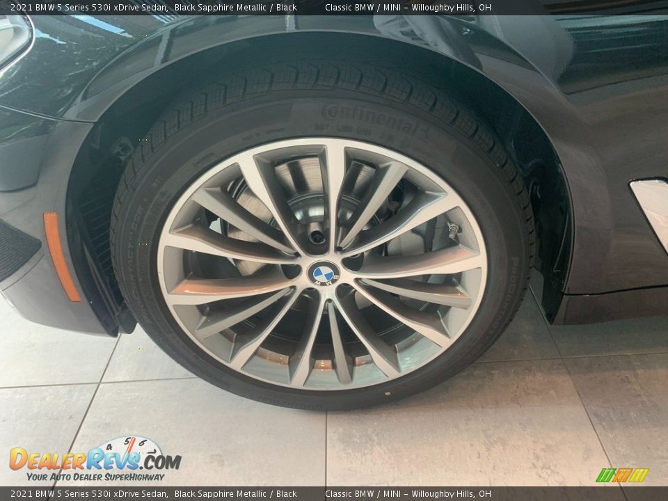 2021 BMW 5 Series 530i xDrive Sedan Black Sapphire Metallic / Black Photo #5