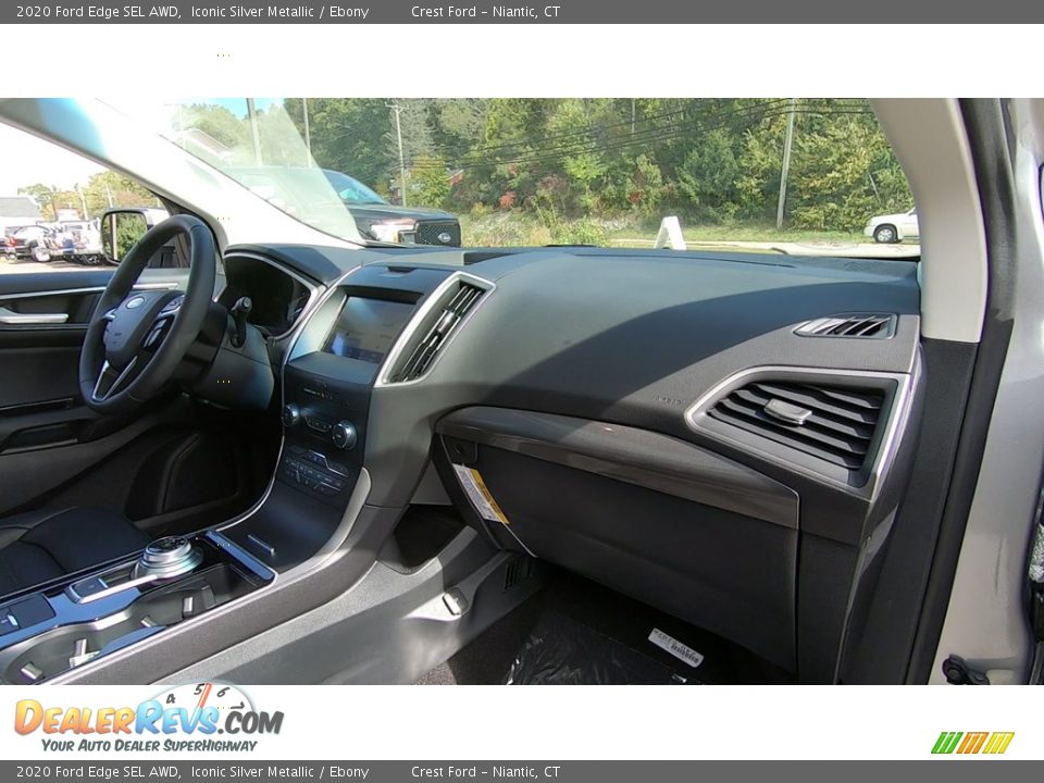 2020 Ford Edge SEL AWD Iconic Silver Metallic / Ebony Photo #25