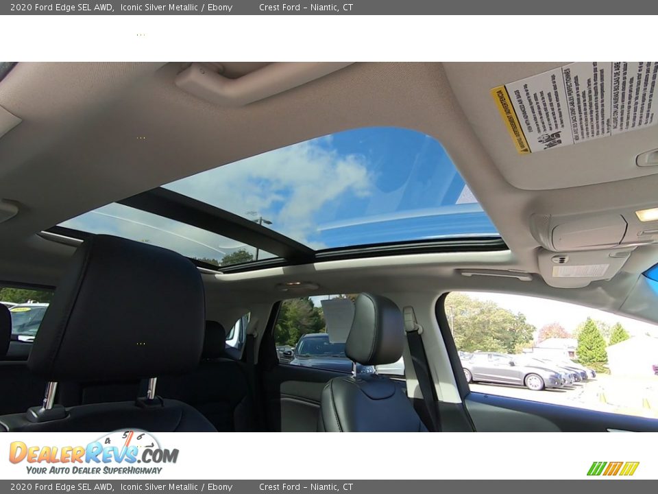 2020 Ford Edge SEL AWD Iconic Silver Metallic / Ebony Photo #26
