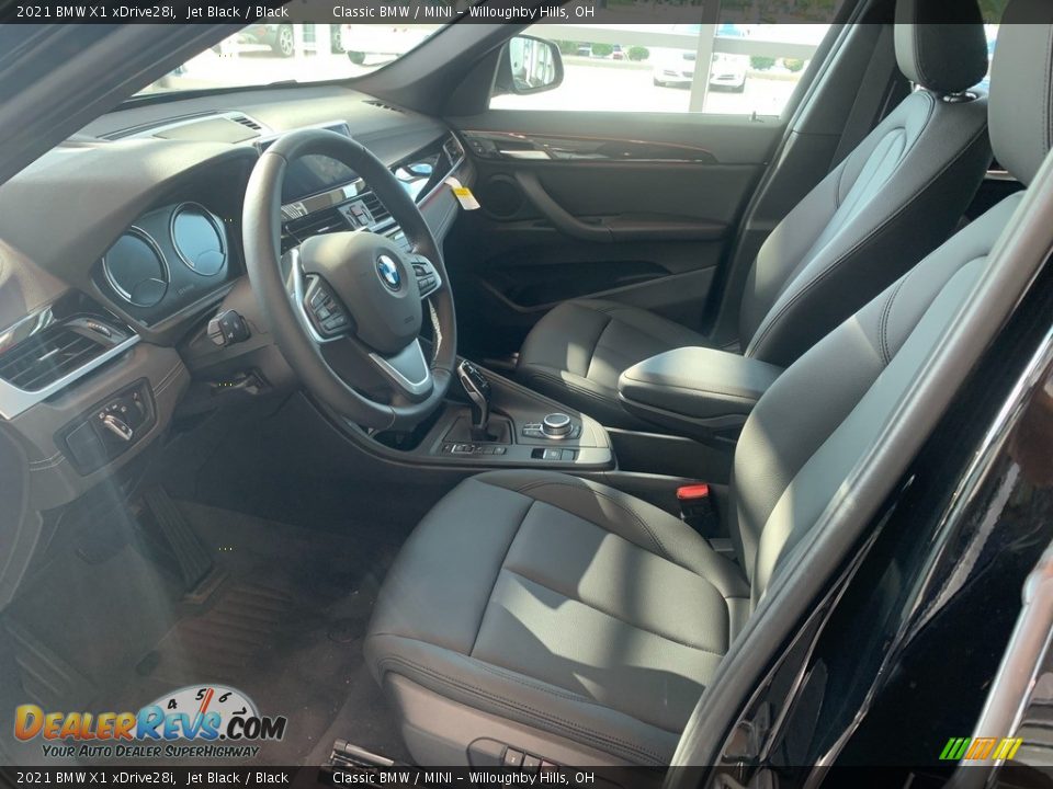 2021 BMW X1 xDrive28i Jet Black / Black Photo #3