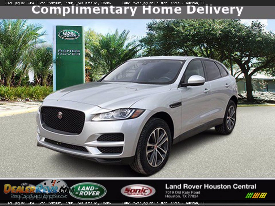 2020 Jaguar F-PACE 25t Premium Indus Silver Metallic / Ebony Photo #1