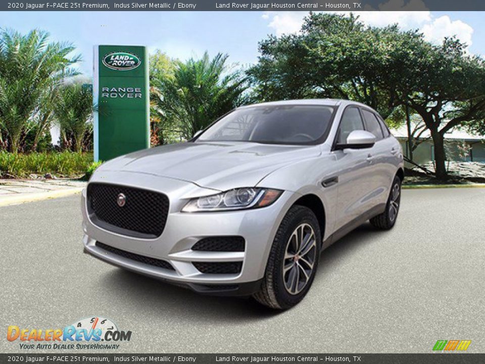 2020 Jaguar F-PACE 25t Premium Indus Silver Metallic / Ebony Photo #2