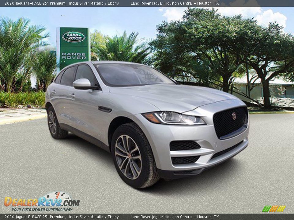 2020 Jaguar F-PACE 25t Premium Indus Silver Metallic / Ebony Photo #10