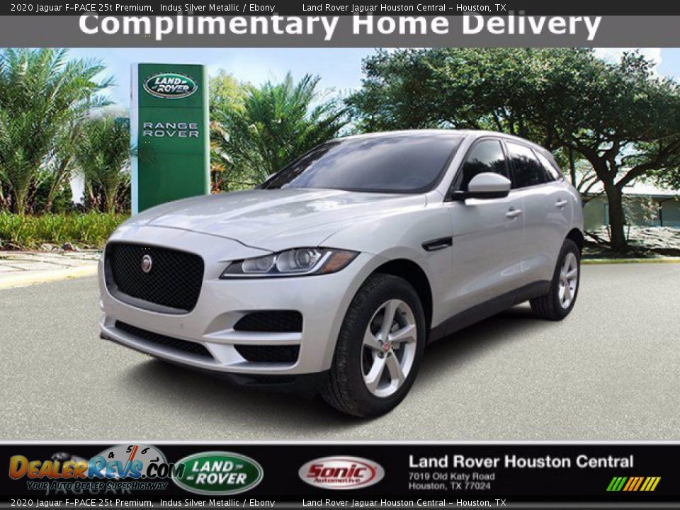 2020 Jaguar F-PACE 25t Premium Indus Silver Metallic / Ebony Photo #1