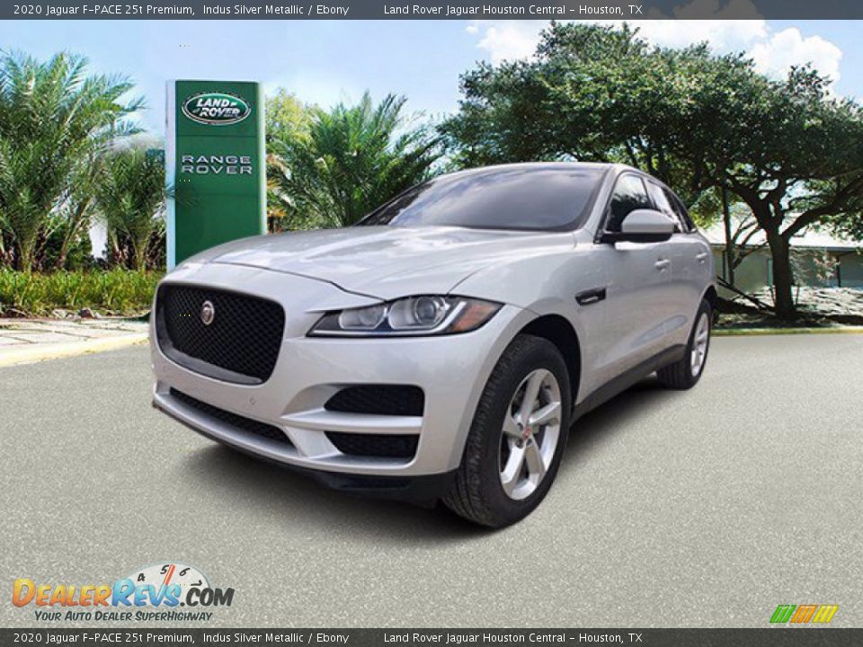 2020 Jaguar F-PACE 25t Premium Indus Silver Metallic / Ebony Photo #2