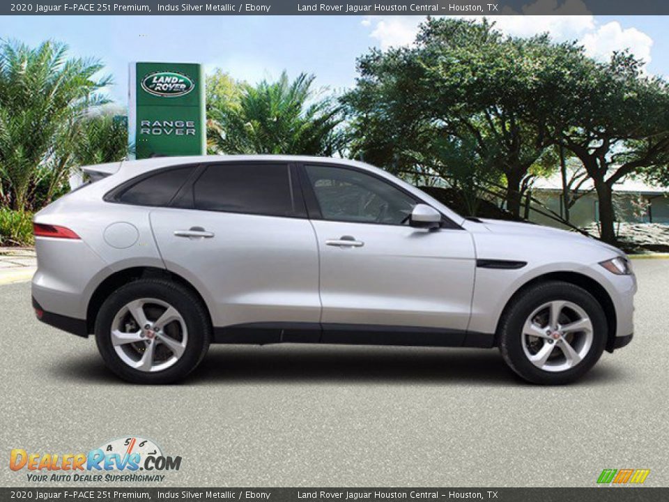 2020 Jaguar F-PACE 25t Premium Indus Silver Metallic / Ebony Photo #7