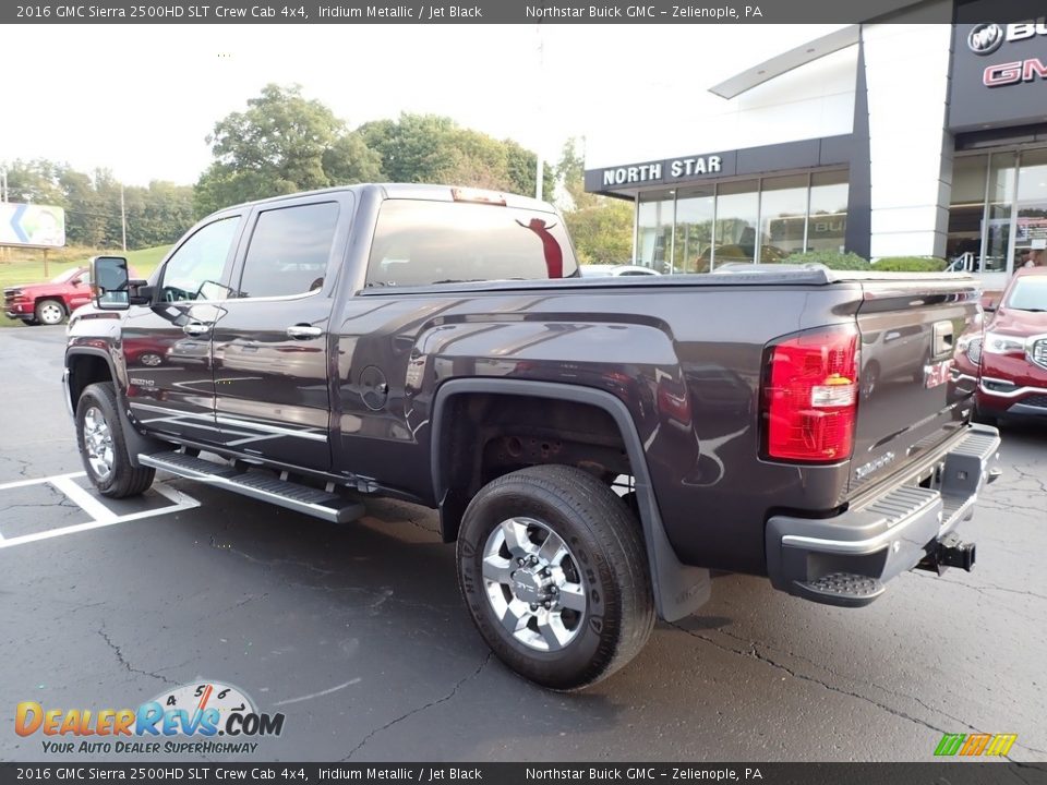 2016 GMC Sierra 2500HD SLT Crew Cab 4x4 Iridium Metallic / Jet Black Photo #10