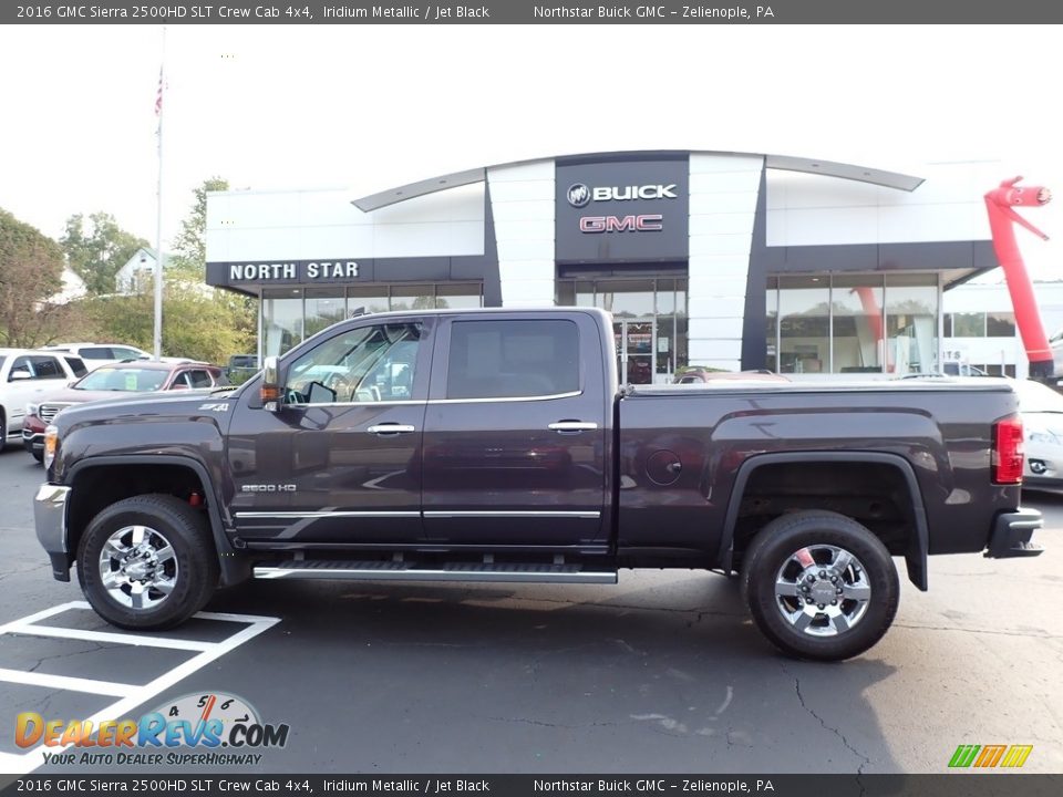 2016 GMC Sierra 2500HD SLT Crew Cab 4x4 Iridium Metallic / Jet Black Photo #11