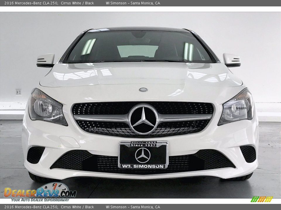 2016 Mercedes-Benz CLA 250 Cirrus White / Black Photo #2