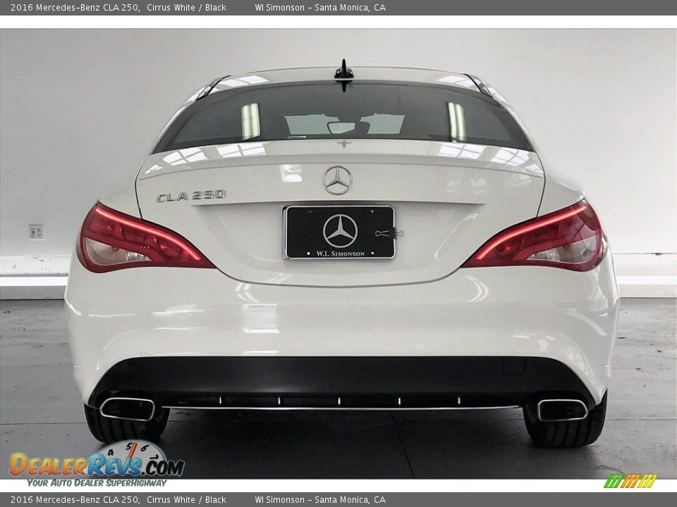 2016 Mercedes-Benz CLA 250 Cirrus White / Black Photo #3