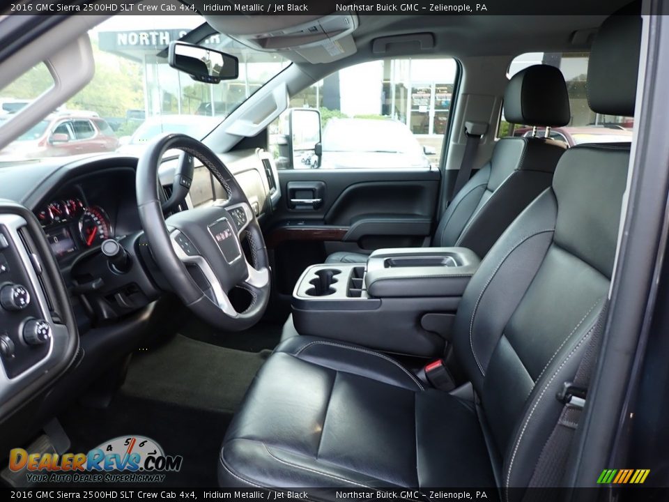 Front Seat of 2016 GMC Sierra 2500HD SLT Crew Cab 4x4 Photo #17