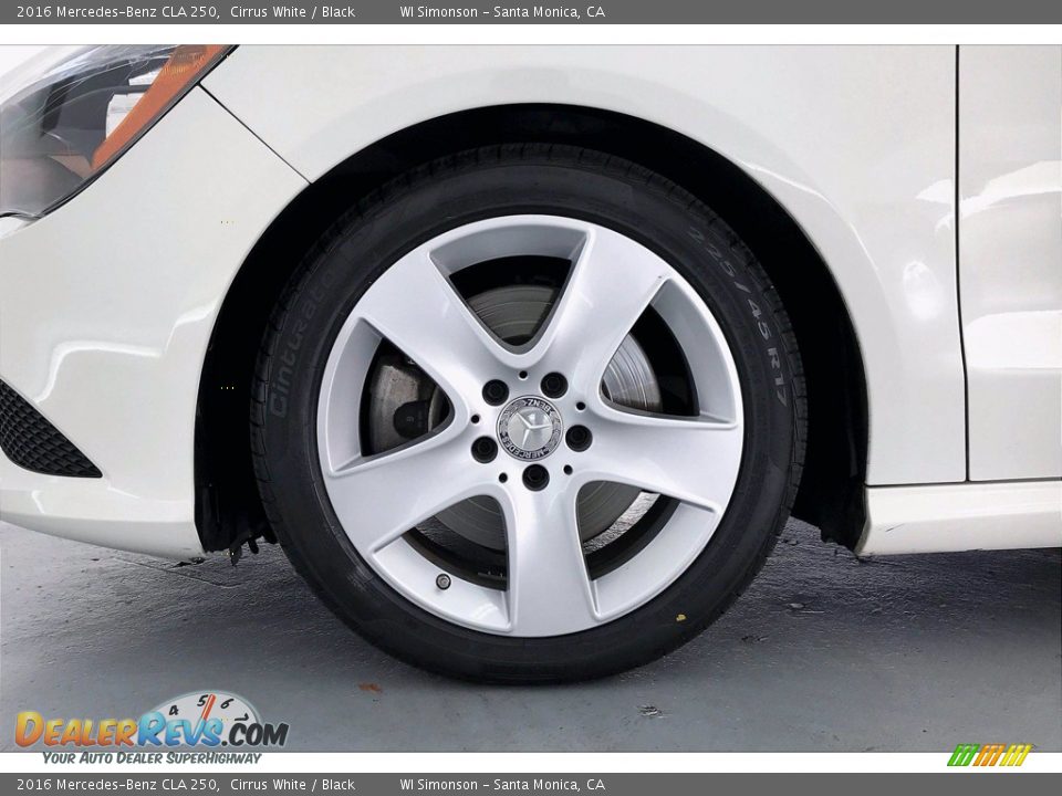 2016 Mercedes-Benz CLA 250 Cirrus White / Black Photo #8