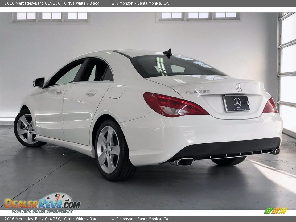 2016 Mercedes-Benz CLA 250 Cirrus White / Black Photo #10