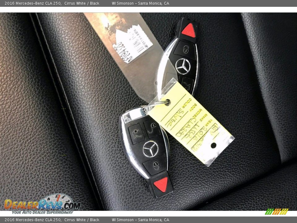 2016 Mercedes-Benz CLA 250 Cirrus White / Black Photo #11