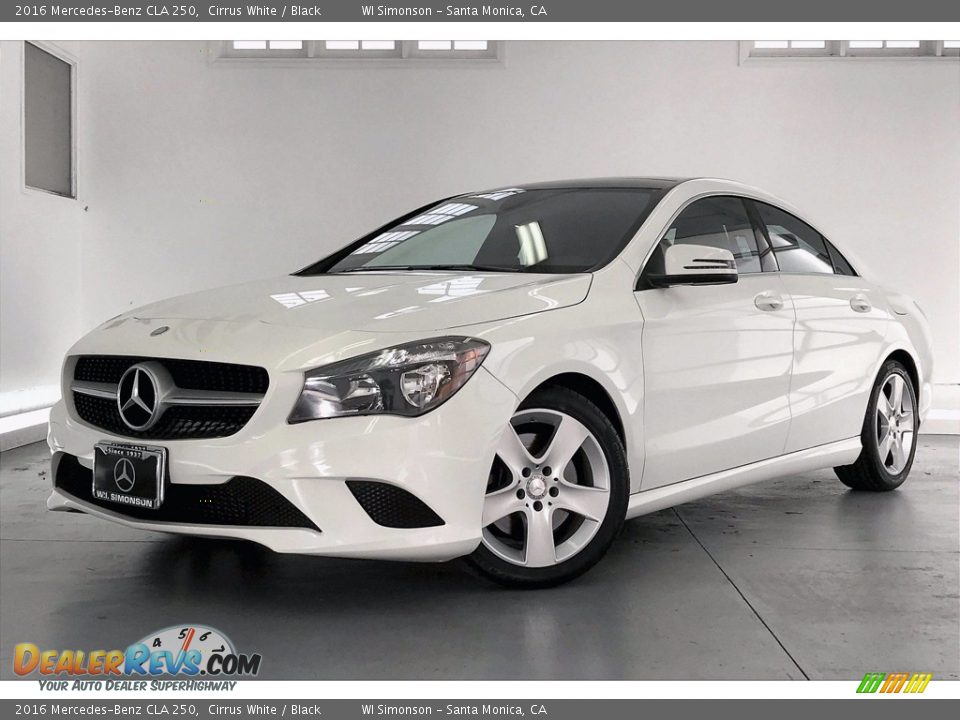 2016 Mercedes-Benz CLA 250 Cirrus White / Black Photo #12