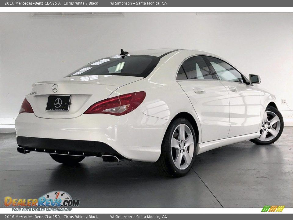 2016 Mercedes-Benz CLA 250 Cirrus White / Black Photo #16