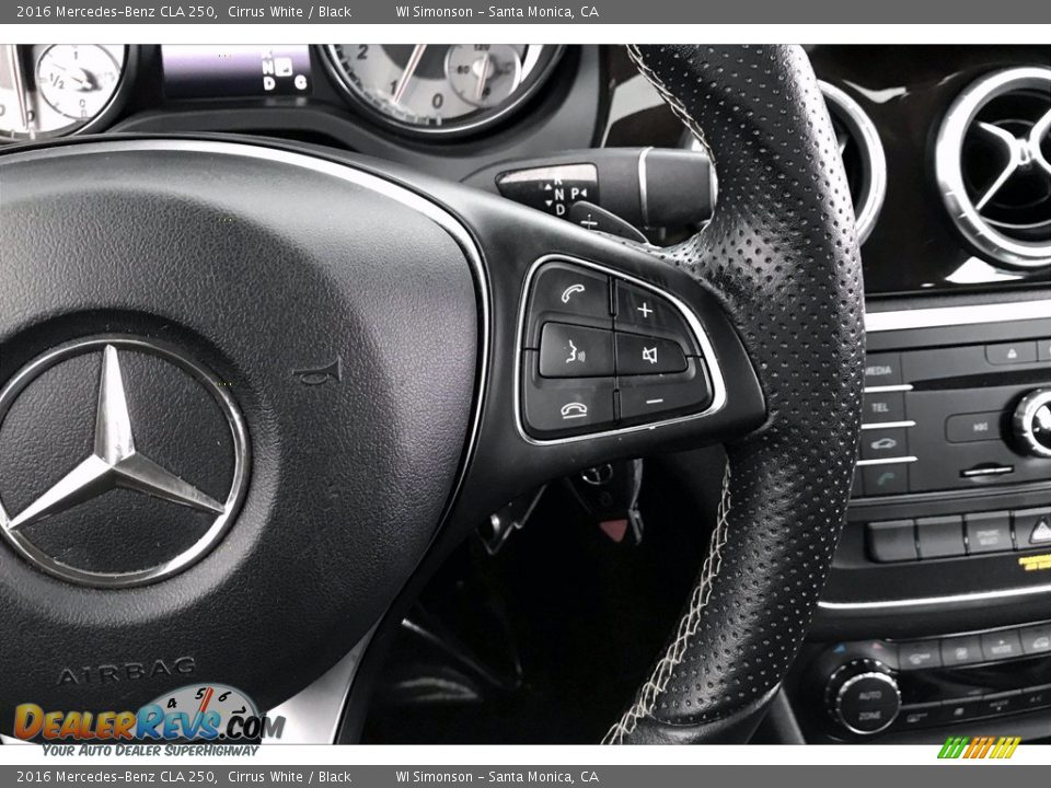 2016 Mercedes-Benz CLA 250 Cirrus White / Black Photo #19