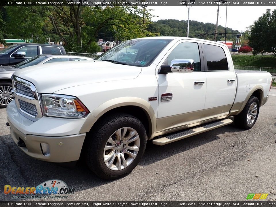 Front 3/4 View of 2016 Ram 1500 Laramie Longhorn Crew Cab 4x4 Photo #1