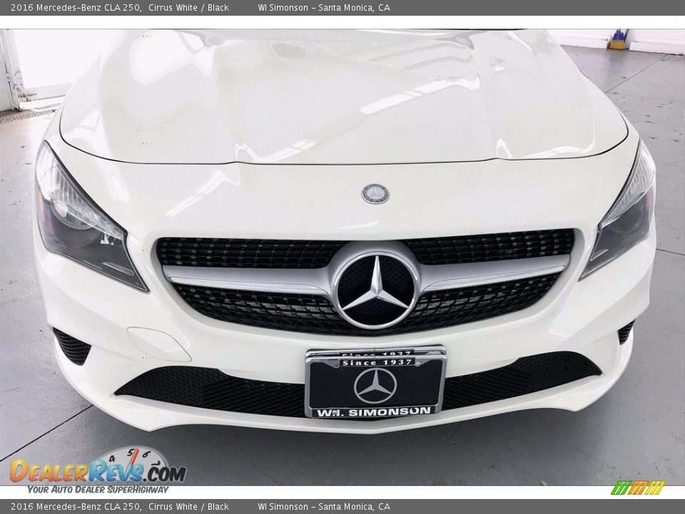 2016 Mercedes-Benz CLA 250 Cirrus White / Black Photo #33