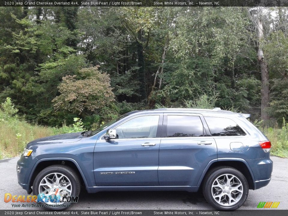 Slate Blue Pearl 2020 Jeep Grand Cherokee Overland 4x4 Photo #1