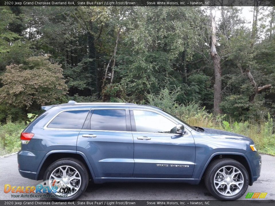 Slate Blue Pearl 2020 Jeep Grand Cherokee Overland 4x4 Photo #5