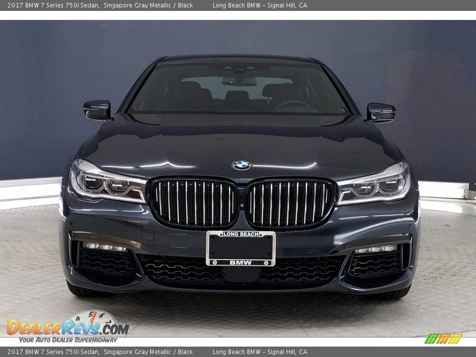 2017 BMW 7 Series 750i Sedan Singapore Gray Metallic / Black Photo #2