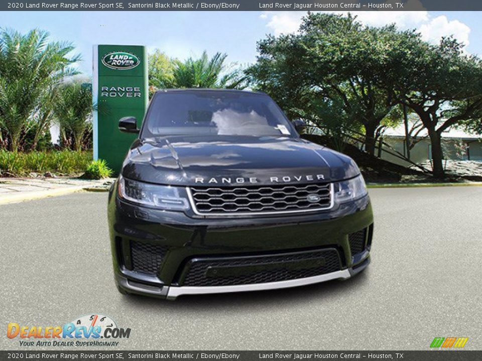 2020 Land Rover Range Rover Sport SE Santorini Black Metallic / Ebony/Ebony Photo #8