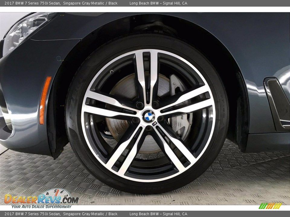 2017 BMW 7 Series 750i Sedan Singapore Gray Metallic / Black Photo #8