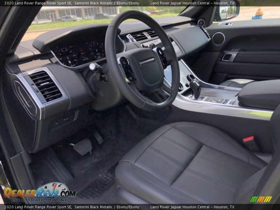 2020 Land Rover Range Rover Sport SE Santorini Black Metallic / Ebony/Ebony Photo #12