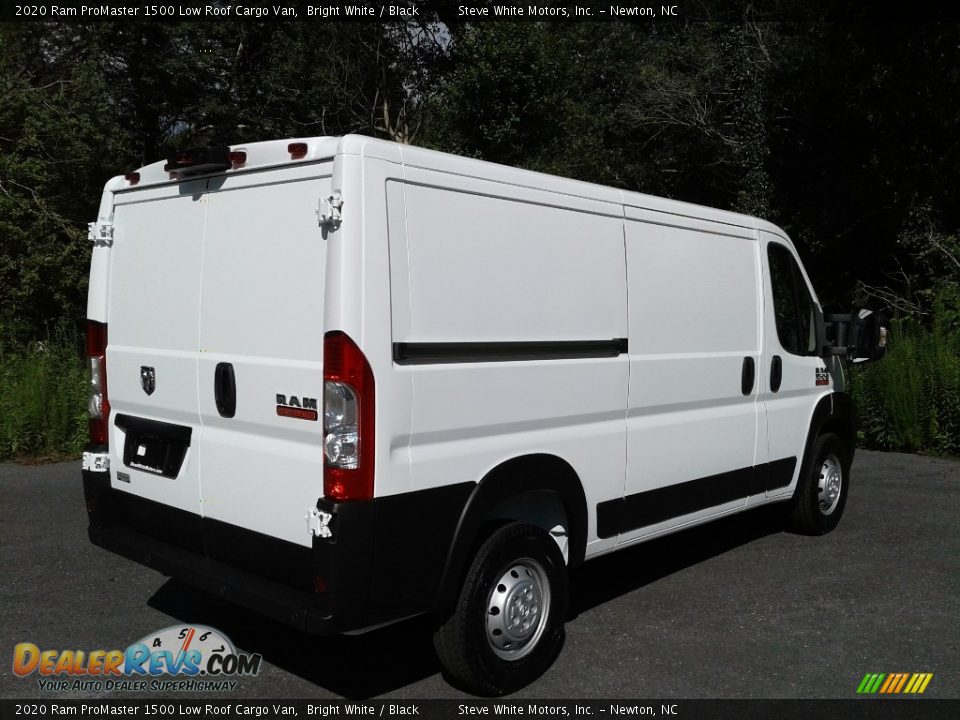 2020 Ram ProMaster 1500 Low Roof Cargo Van Bright White / Black Photo #6