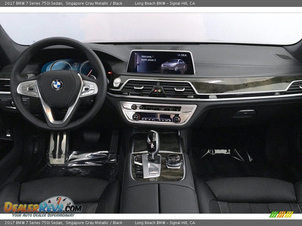 2017 BMW 7 Series 750i Sedan Singapore Gray Metallic / Black Photo #15
