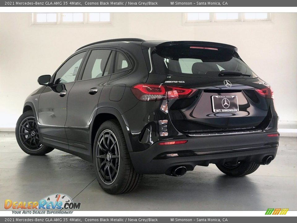 2021 Mercedes-Benz GLA AMG 35 4Matic Cosmos Black Metallic / Neva Grey/Black Photo #2
