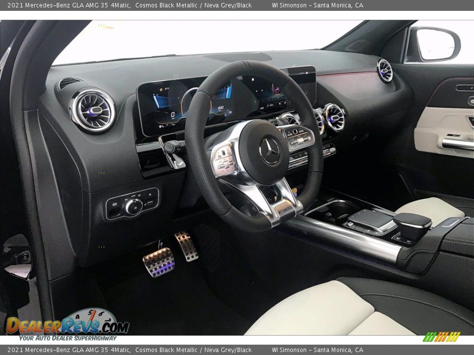 2021 Mercedes-Benz GLA AMG 35 4Matic Cosmos Black Metallic / Neva Grey/Black Photo #4