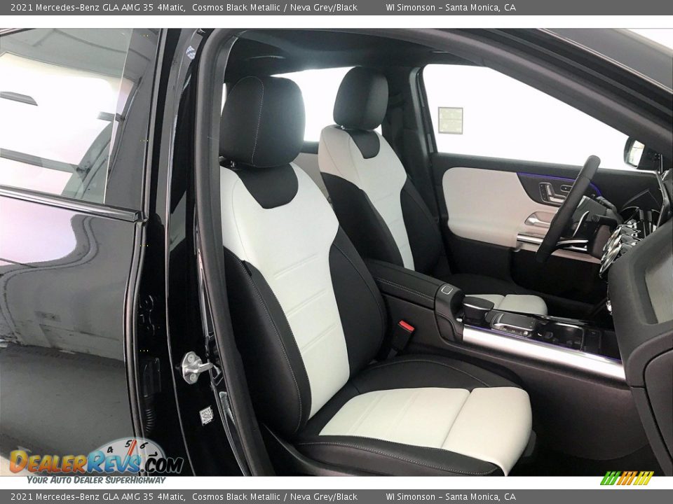 2021 Mercedes-Benz GLA AMG 35 4Matic Cosmos Black Metallic / Neva Grey/Black Photo #5