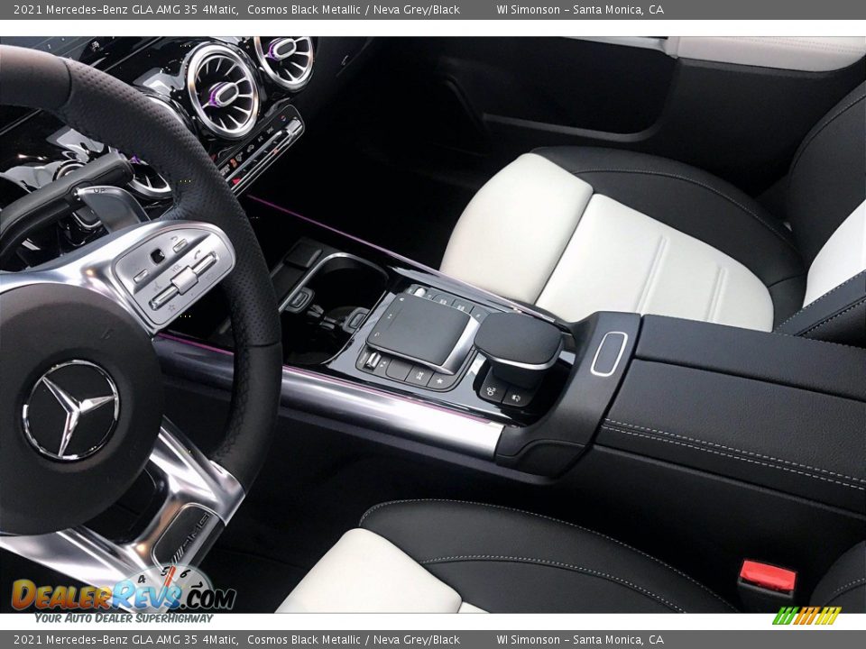 2021 Mercedes-Benz GLA AMG 35 4Matic Cosmos Black Metallic / Neva Grey/Black Photo #7