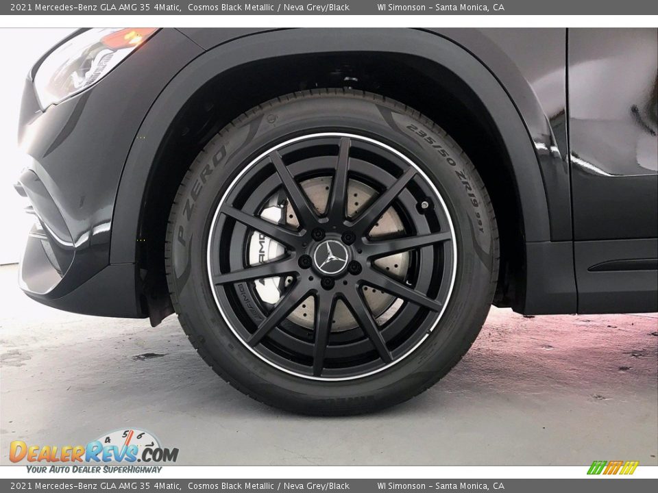 2021 Mercedes-Benz GLA AMG 35 4Matic Cosmos Black Metallic / Neva Grey/Black Photo #9