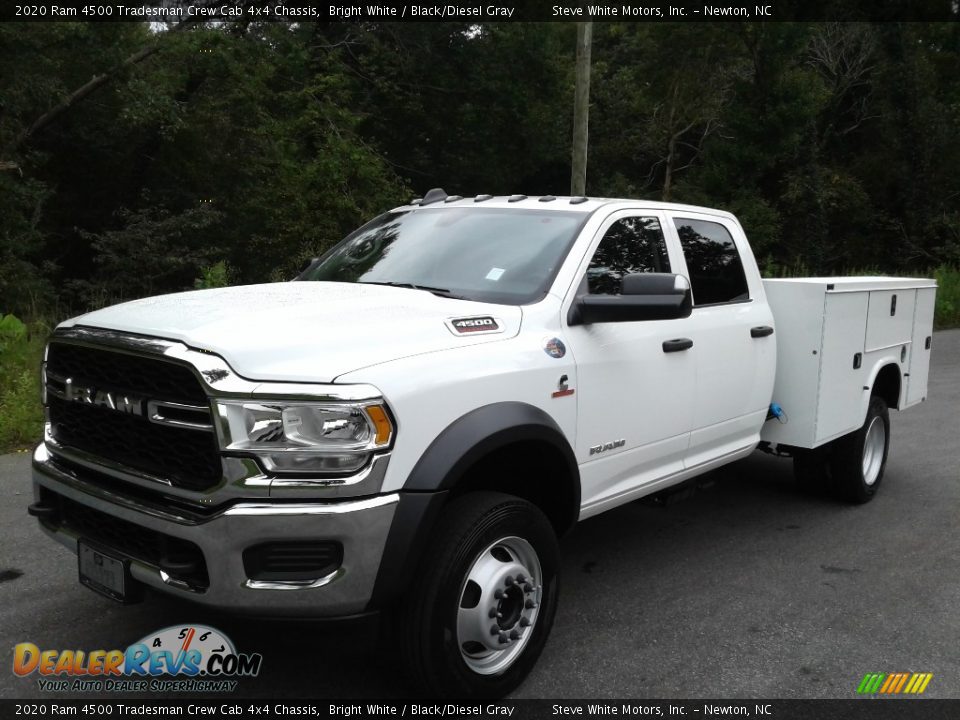 2020 Ram 4500 Tradesman Crew Cab 4x4 Chassis Bright White / Black/Diesel Gray Photo #2